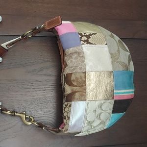 Coach patchwork hobo